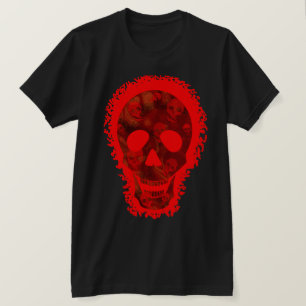Skulleskjortor av typen Big Skull Red t-shirt