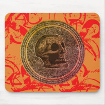 Skullet! (Circle Design) 2018 Orange Red