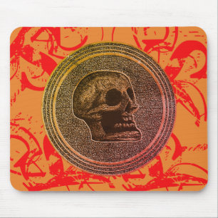 Skullet! (Circle Design) 2018 Orange Red Musmatta