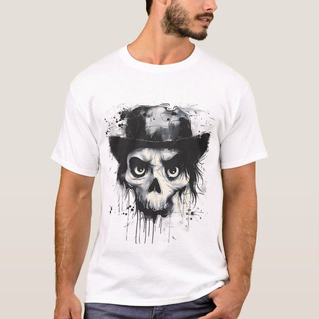 "Skullet" grafik Tee (Framsida)