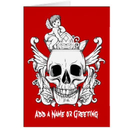 Skullet Hälsningskort