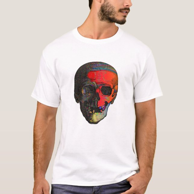 Skullfärgad T Shirt (Framsida)