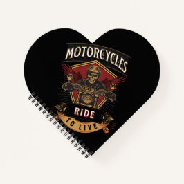 Skullfulla motorcyklar, körda