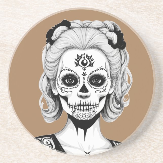 SKULLHEAD WOMAN UNDERLÄGG (Framsidan)