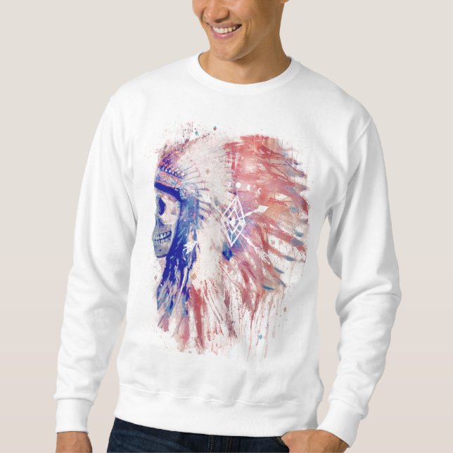 Skullheadress Sweatshirt (Framsida)