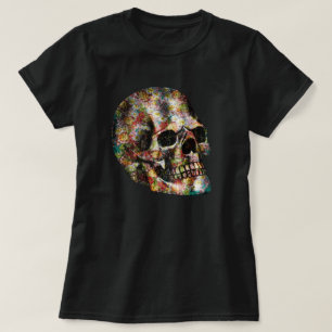 Skullig Coola för vintage och unik Gothic Hallowee T Shirt