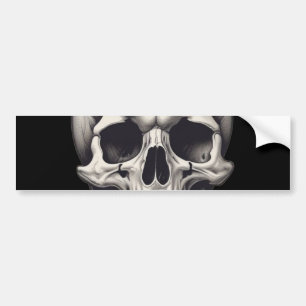 Skullillustration Bildekal