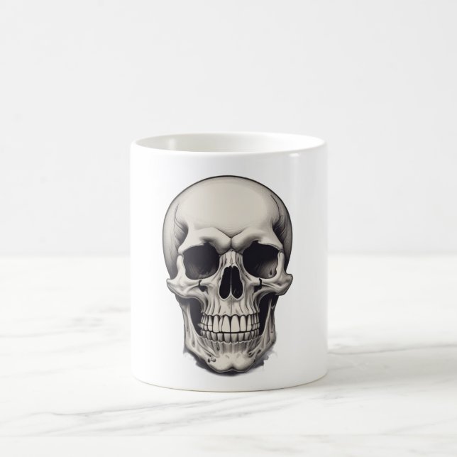 Skullillustration Kaffemugg (Center)