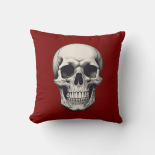 Skullillustration Kudde