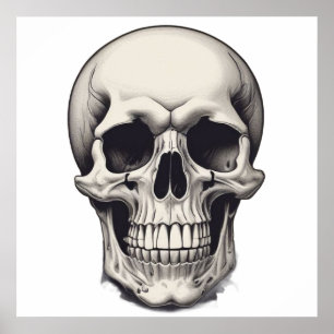 Skullillustration Poster