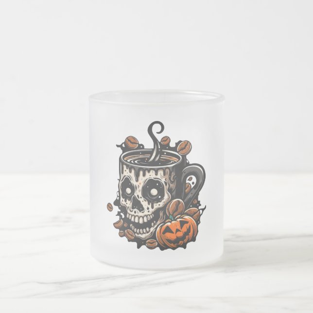 Skullkaffe Mugg Halloween (Center)