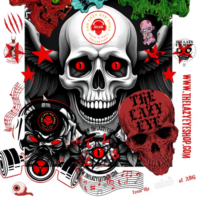 Skullkollage design t shirt (Skapare uppladdad)