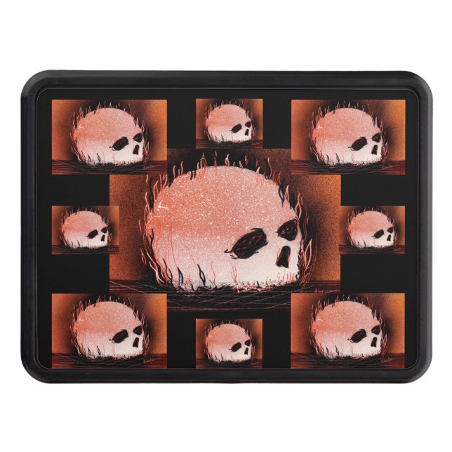 Skullkollage Dragkroksskydd (Framsidan)