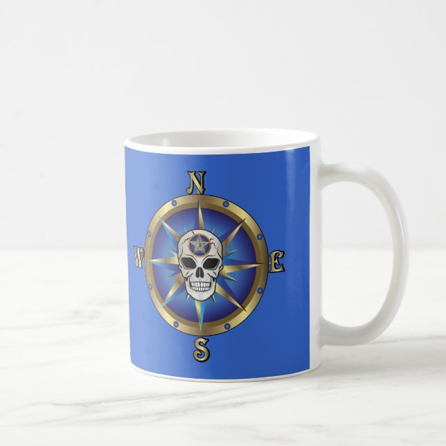 Skullkompass Kaffemugg (Höger)