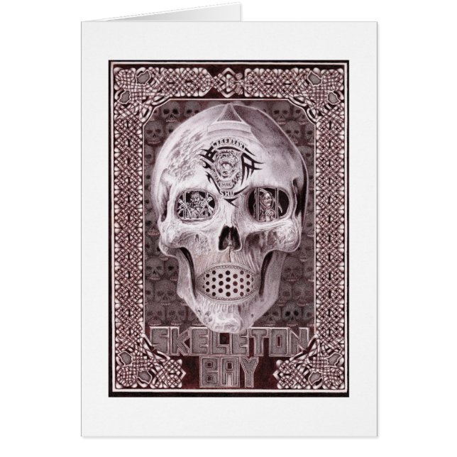 Skullkort Hälsningskort (Framsidan)
