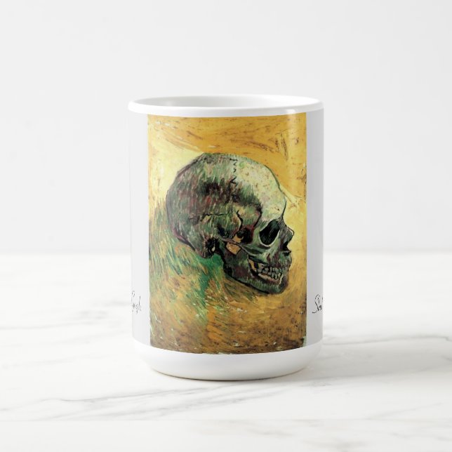 Skullmålning, målning av Van Gogh-Berömd Kaffemugg (Center)