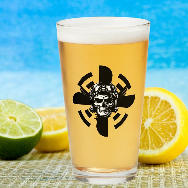 Skullpilot & propeller, Coola Aviation Glaskopp (Skapare uppladdad)