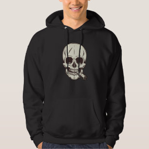 Skullrök cigarr eller cigarett hoodie