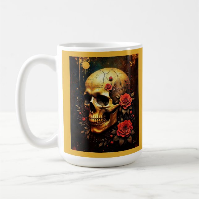 Skulls and Roses Kaffemugg (Vänster)