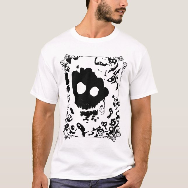 skulls_black t shirt (Framsida)