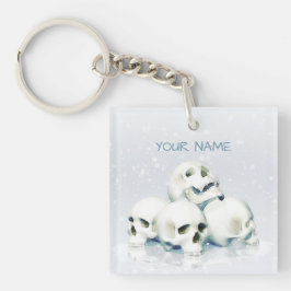 Skulls in the snow. Personalized