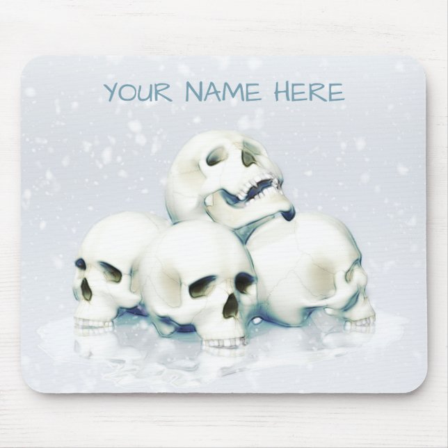 Skulls in the snow. Personalized Musmatta (Framsidan)
