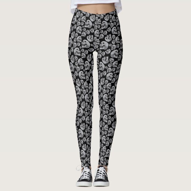 Skulls Leggings (Framsida)