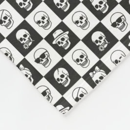 Skulls Mosaic Fleecefilt