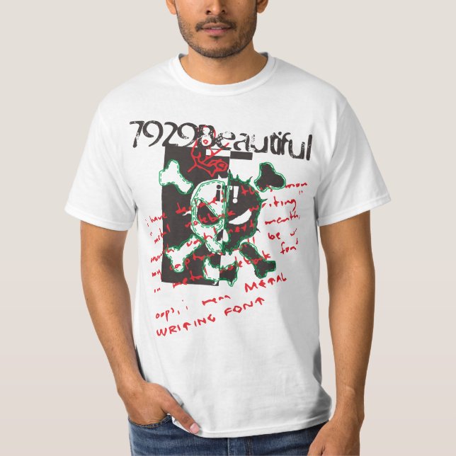 Skullsignering T Shirt (Framsida)