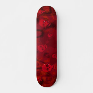 Skullskrivet skateboard