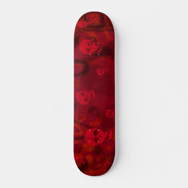 Skullskrivet skateboard (Framsida)