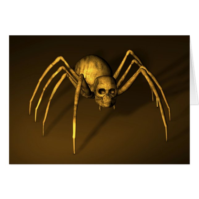 Skullspets Hälsningskort (Framsidan Horizontal)