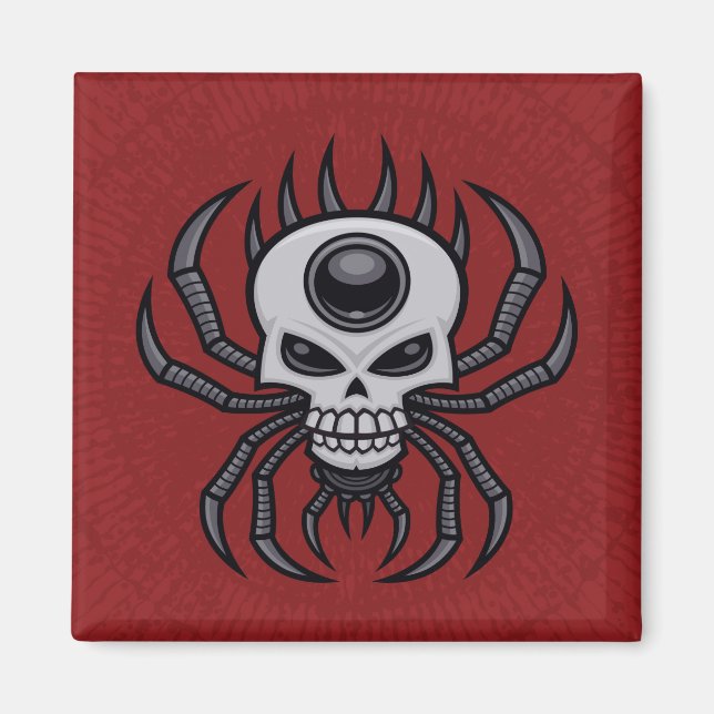 Skullspets Magnet (Framsidan)