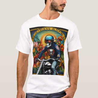 "Skullstrupe: en hård kant genom branta Blommar T Shirt