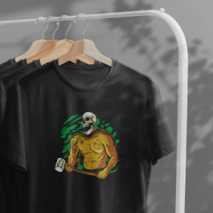 Skulltecken för grim Reaper Skull T Shirt