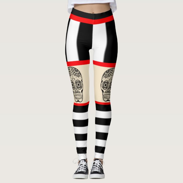 Skulltuppslammat foder leggings (Framsida)