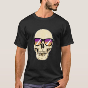 Skullvällda solglasögon med Lila och Orange Le T Shirt