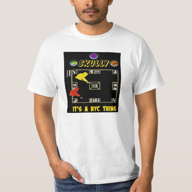 SKULLY "är DET en NYC-SAK ", T-shirt (Framsida)