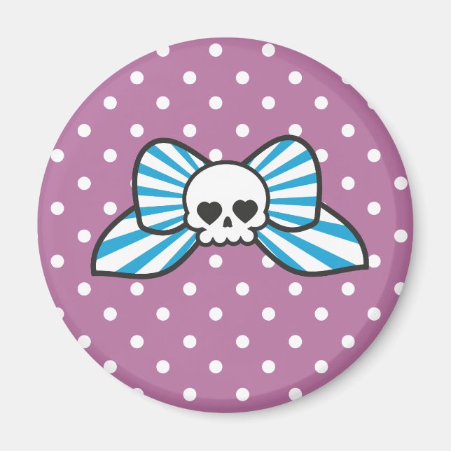 Skully Bow Magnet (Framsidan)