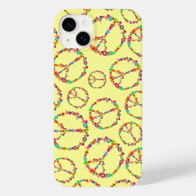 Skully Flower Power Fredstecken (Baksida)