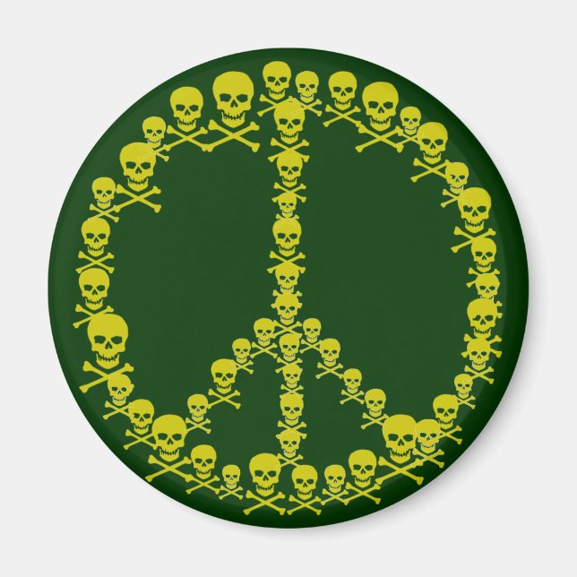 Skully Fredstecken Magnet (Framsidan)
