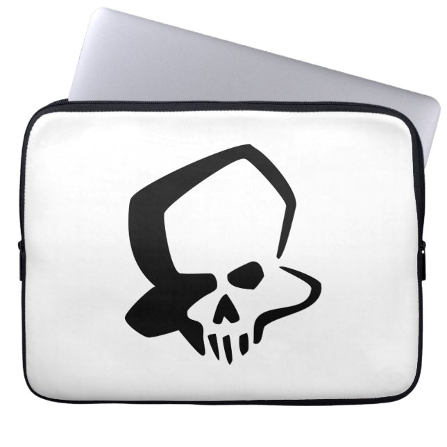Skully Laptop sleeve (Framsidan)