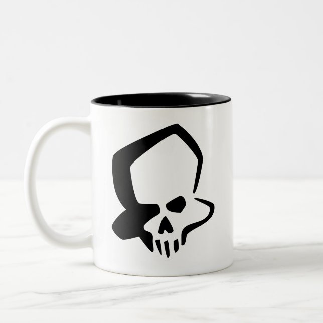 Skully Mug Två-Tonad Mugg (Vänster)