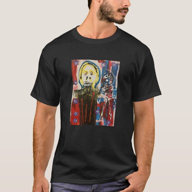 Skully Skull T-Shirt (Framsida)
