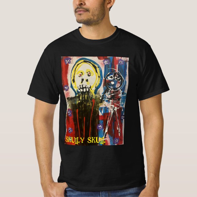 Skully Skull T-Shirt (Framsida)