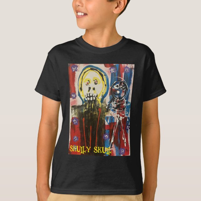 Skully Skull T-Shirt (Framsida)