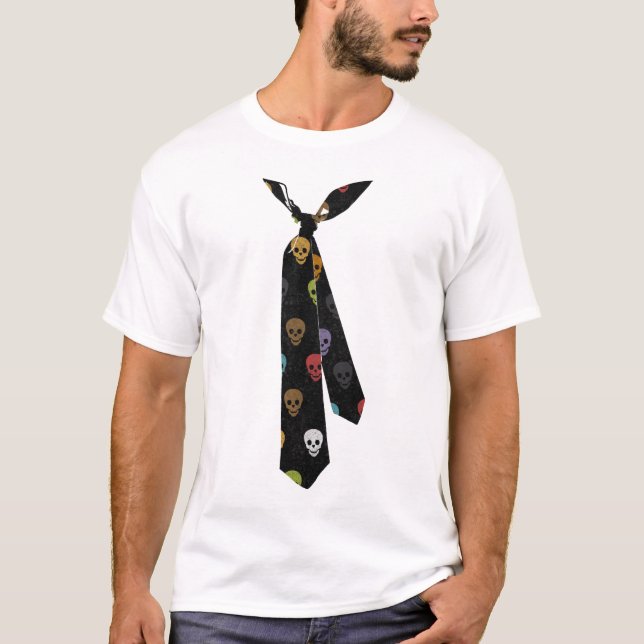 Skullz Tieutslagsplats T Shirt (Framsida)