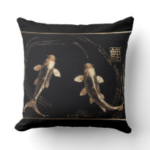 Skulperad koppar Metall Koi Swirl