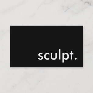skulptera. visitkort