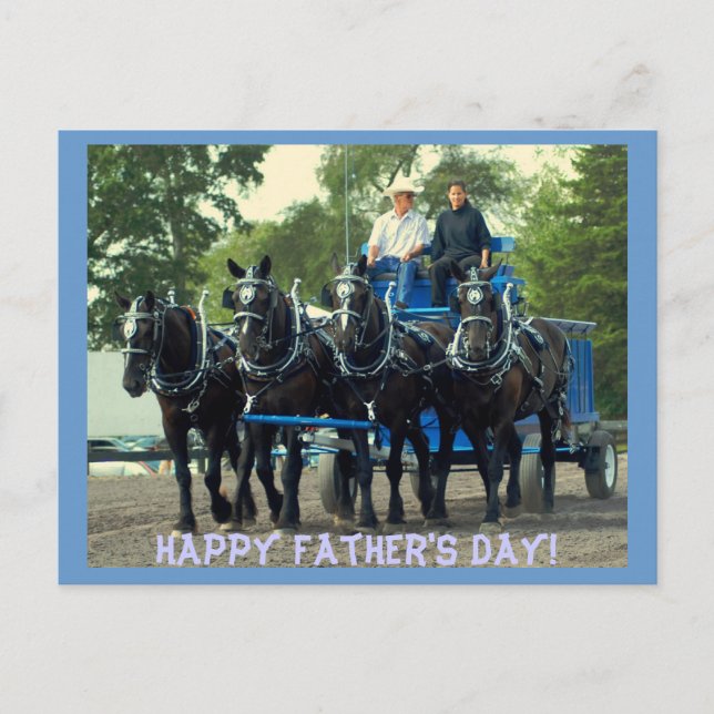 skulptionsutkast till hästshow vykort (Framsida)